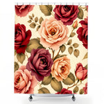 Vintage Flower Shower Curtain