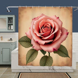 Vintage Flower Shower Curtain Home Decor