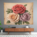 Vintage Flower Tapestry Home Decor