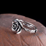 Vintage Rose Ring Close Up View