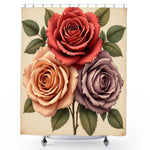 Vintage Rose Shower Curtain
