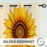 Vintage Sunflower Curtains Eyelet