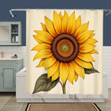Vintage Sunflower Shower Curtain Home Decor