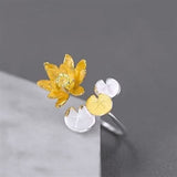 Water Lily Ring Close Up View