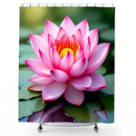 Water Lily Shower Curtain