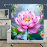 Water Lily Shower Curtain Home Decor