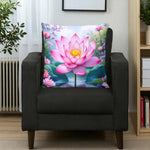 Water Lotus Pillow Home Decor