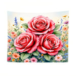 Watercolor Flower Tapestry