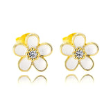 White_Flower_Enamel_Earrings
