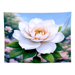 White Magnolia Tapestry
