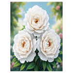 White Peony Blanket