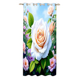 White Rose Curtains