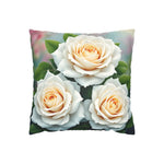 White Rose Pillow