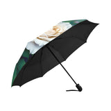 White Rose Umbrella Inside View