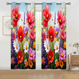 Wild Flower Curtains Home Decor