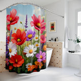 Wild Flower Shower Curtain