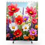 Wild Flower Shower Curtain