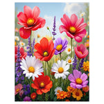 Wild Flower Throw Blanket