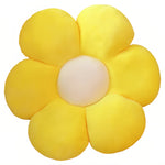 Yellow Flower Shaped Pillow
