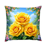 Yellow Rose Pillow