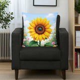 Yellow Sunflower Throw Pillows Home Decor