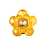 Golden Flower Brooch