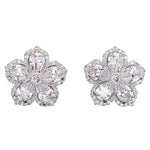 Crystal Flower Earrings