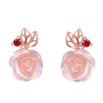 Rose Shaped Earrings