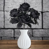 Artificial Black Rose Bouquet