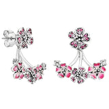 Flower Jacket Earrings