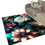 Floral Throw Rug