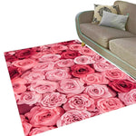 Pink Floral Area Rug