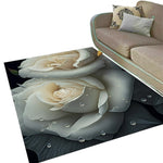 White Rose Rug