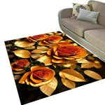 Gold Rose Rug