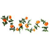 Orange Rose Garland