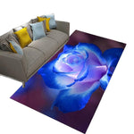 Blue Rose Rug