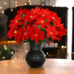 Artificial Poinsettia Bouquet