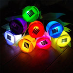 tulip shaped solar garden lights