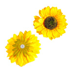Large Sunflower Earrings (Stud)