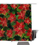 Poinsettia Shower Curtain