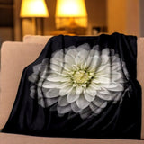 White Lotus Throw Blanket