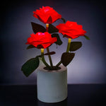 Red Rose Lamp